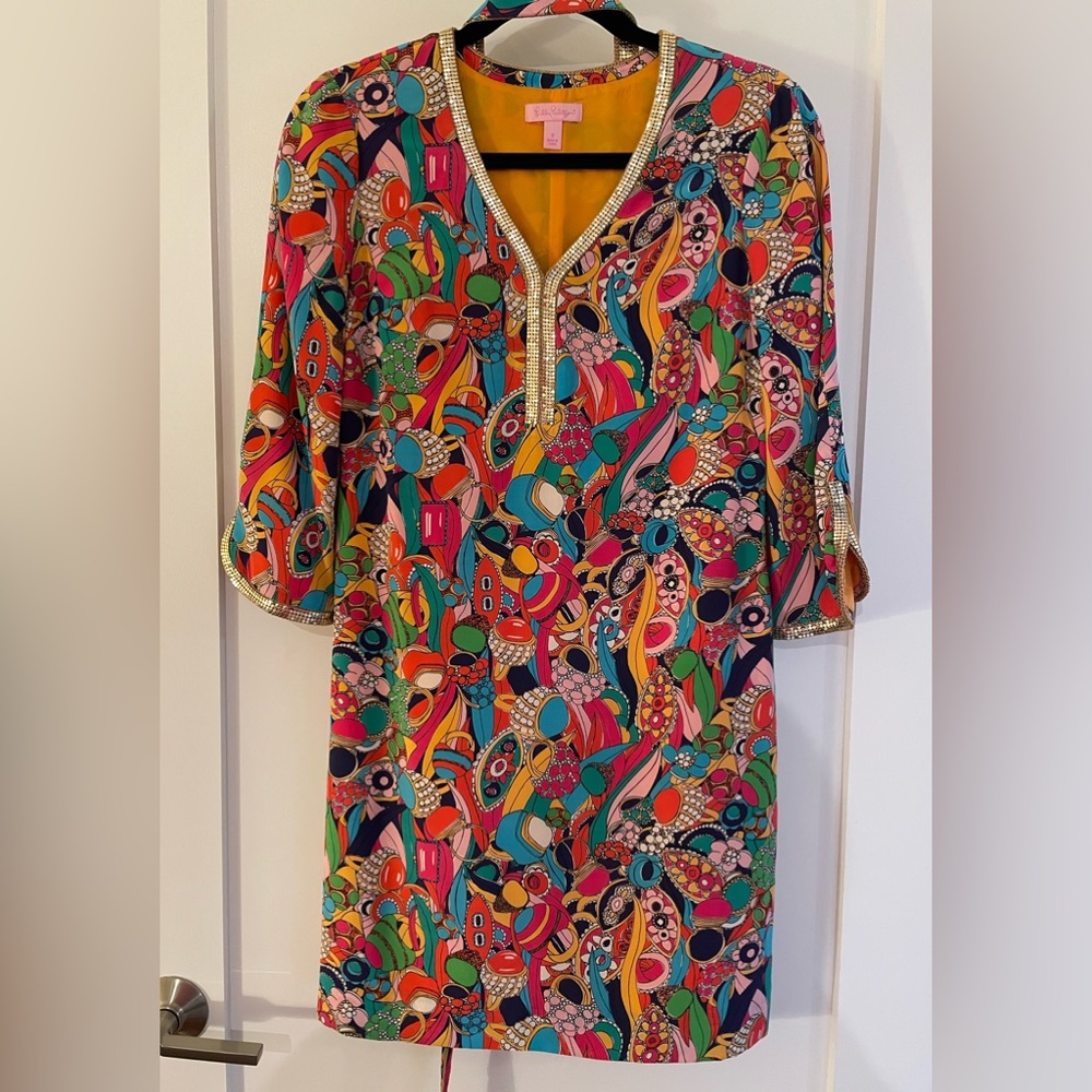 HTF! Lilly Pulitzer “Bling My Chimes” Shannen Dress Size 0